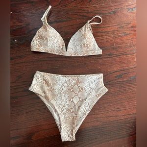 Snake print Swim Set